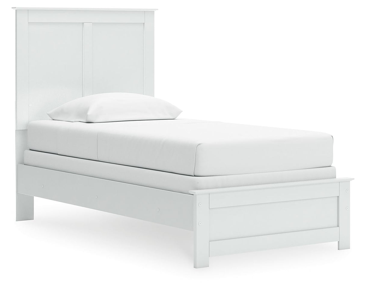 Bostwick Shoals - Panel Bed With Framed Footboard White by Signature Design by Ashley® | Bel Furniture