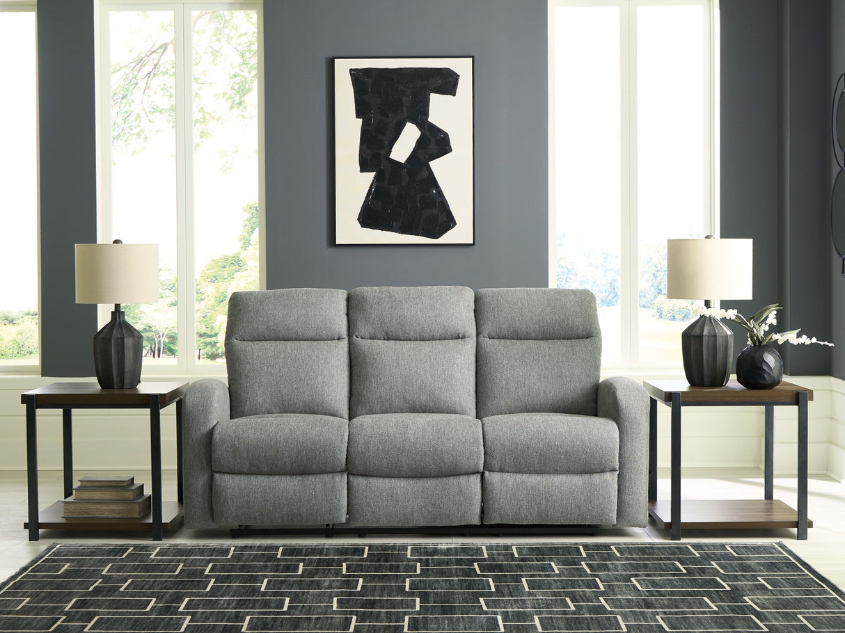 Gauntlet - Sterling - Reclining Sofa by Signature Design by Ashley® | Bel Furniture