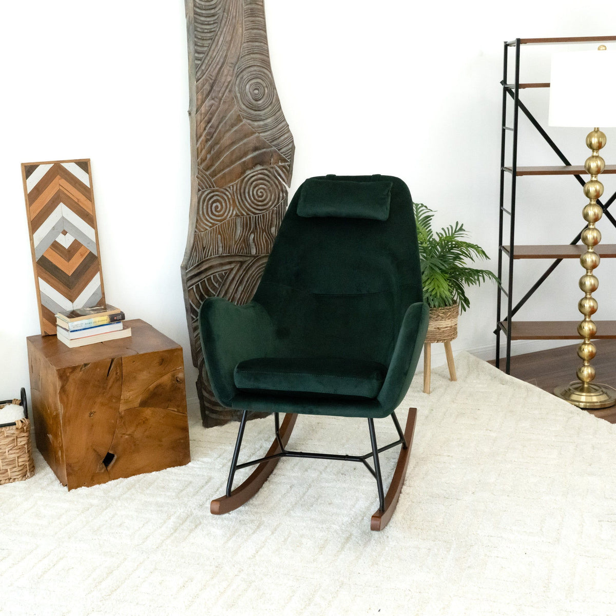 Chel - Rocking Chair - Green