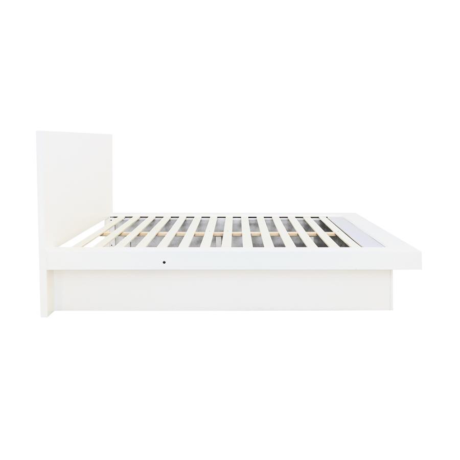 Jessica - Wood LED Panel Bed by CoasterEssence | Bel Furniture