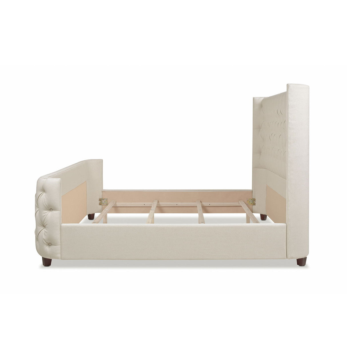 Brooklyn - Tufted Panel Bed Headboard And Footboard Set by Jennifer Taylor Home | Bel Furniture
