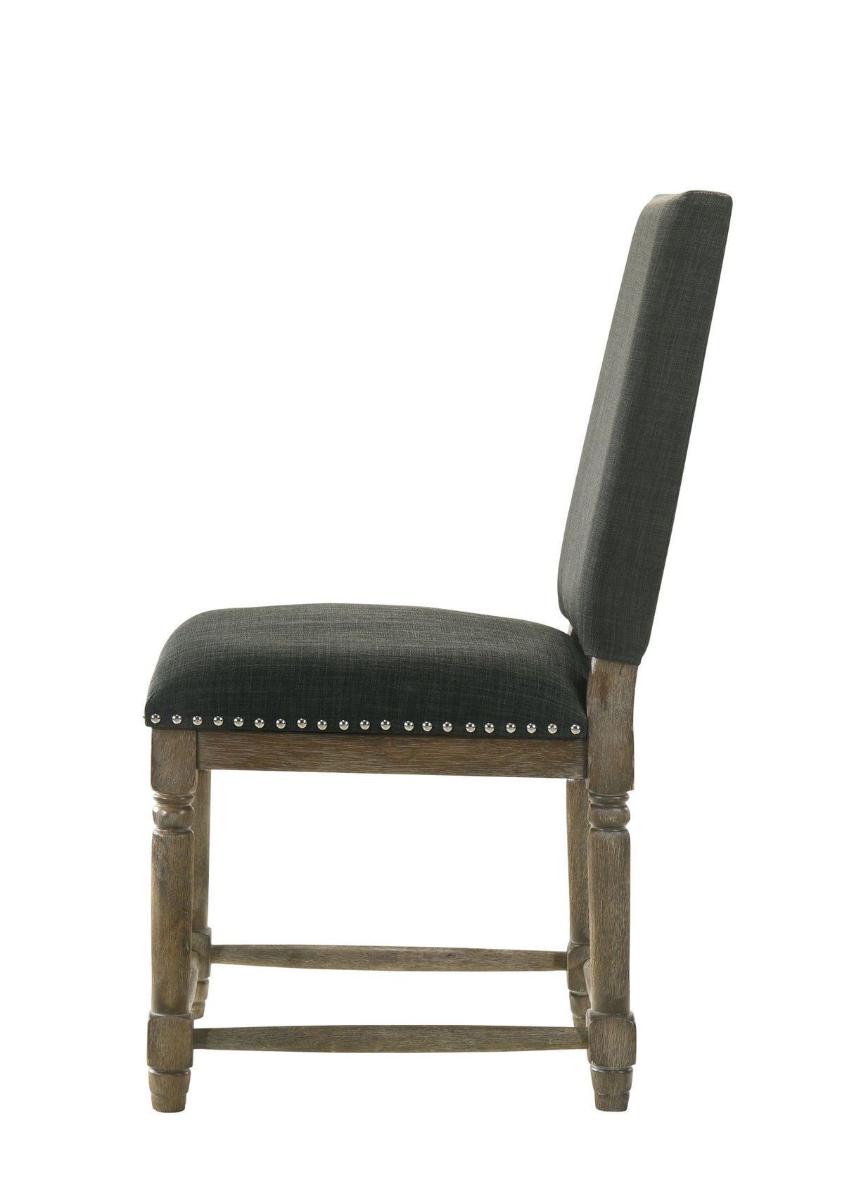 Everton - Fabric Chair With Nailhead Trim by Lilola Home | Bel Furniture