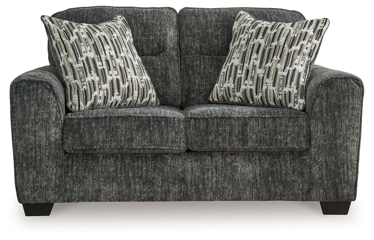 Lonoke - Loveseat - Gunmetal