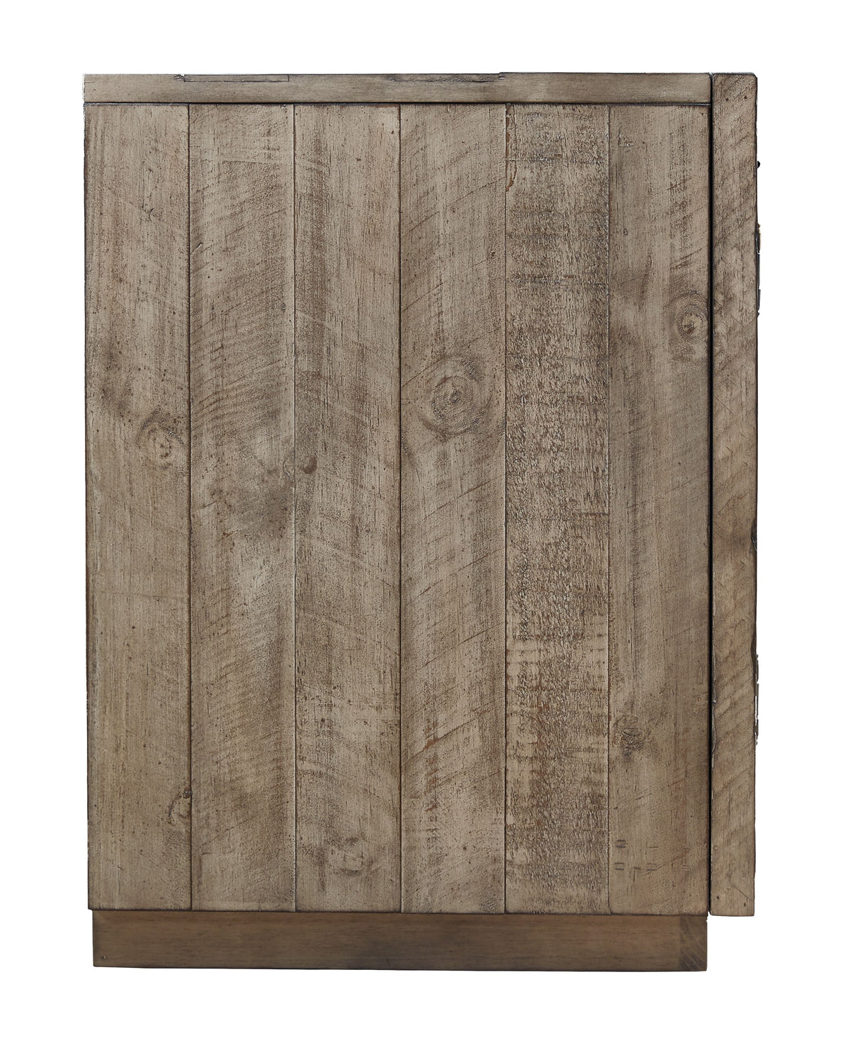 Krystanza - Weathered Gray - TV Stand with Wide Fireplace Insert by Signature Design by Ashley® | Bel Furniture