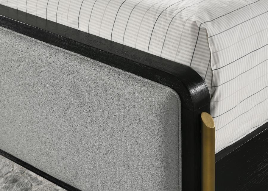 Arini - Upholstered Panel Bed by CoasterElevations | Bel Furniture