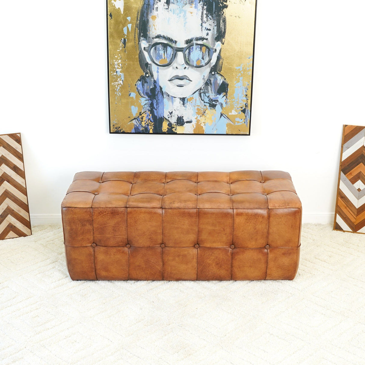 Benjiro - Bench - Tan by Ashcroft Furniture | Bel Furniture