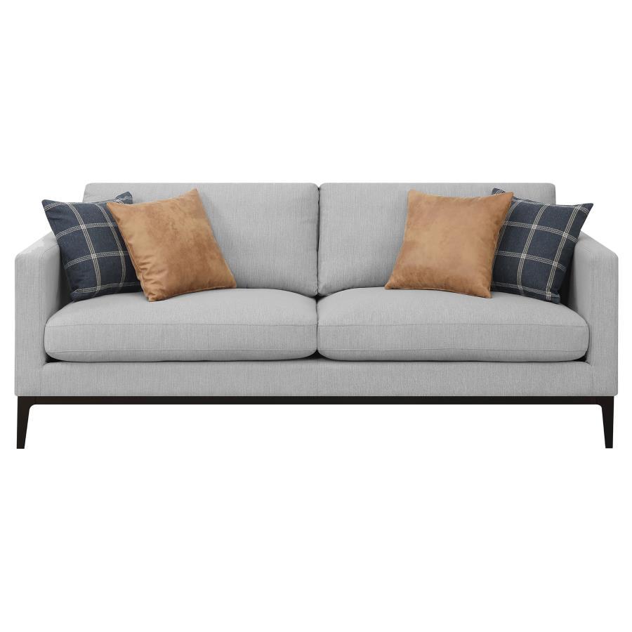 Apperson - Upholstered Track Arm Sofa Set by CoasterElevations | Bel Furniture