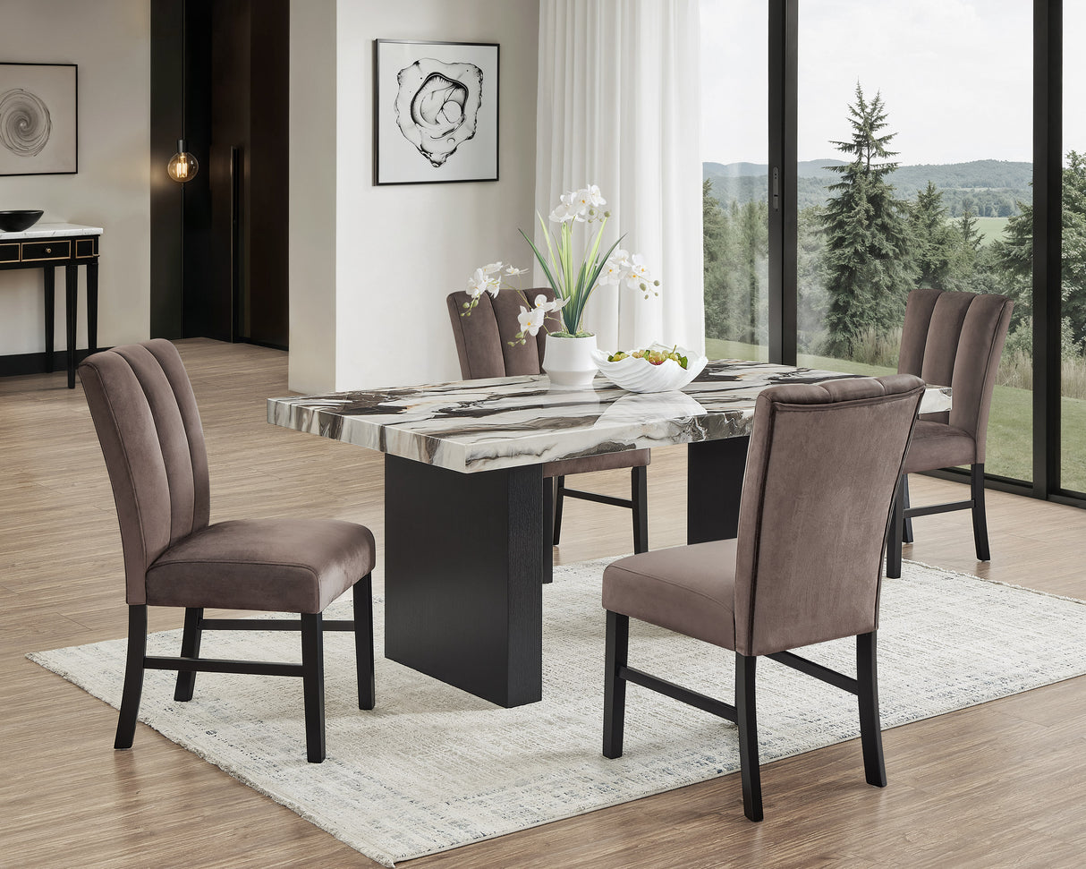 Vega - Side Chair (Set of 2) - Gray