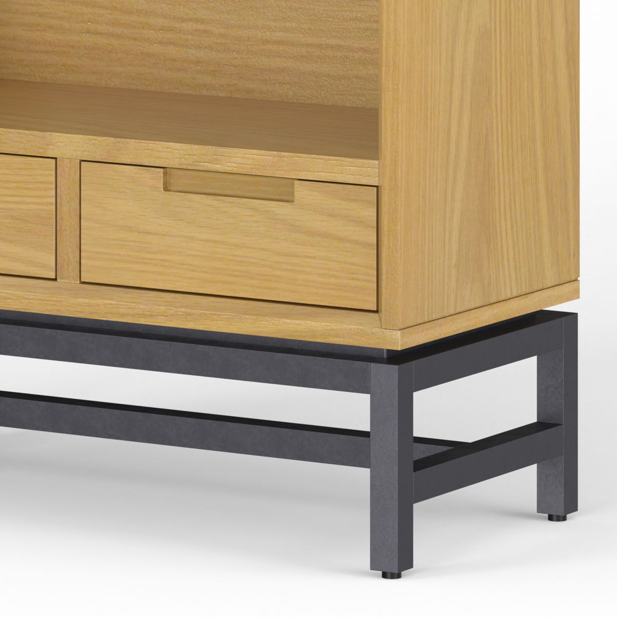 Banting - Mid Century Handcrafted Bookcase by Simpli-Home | Bel Furniture