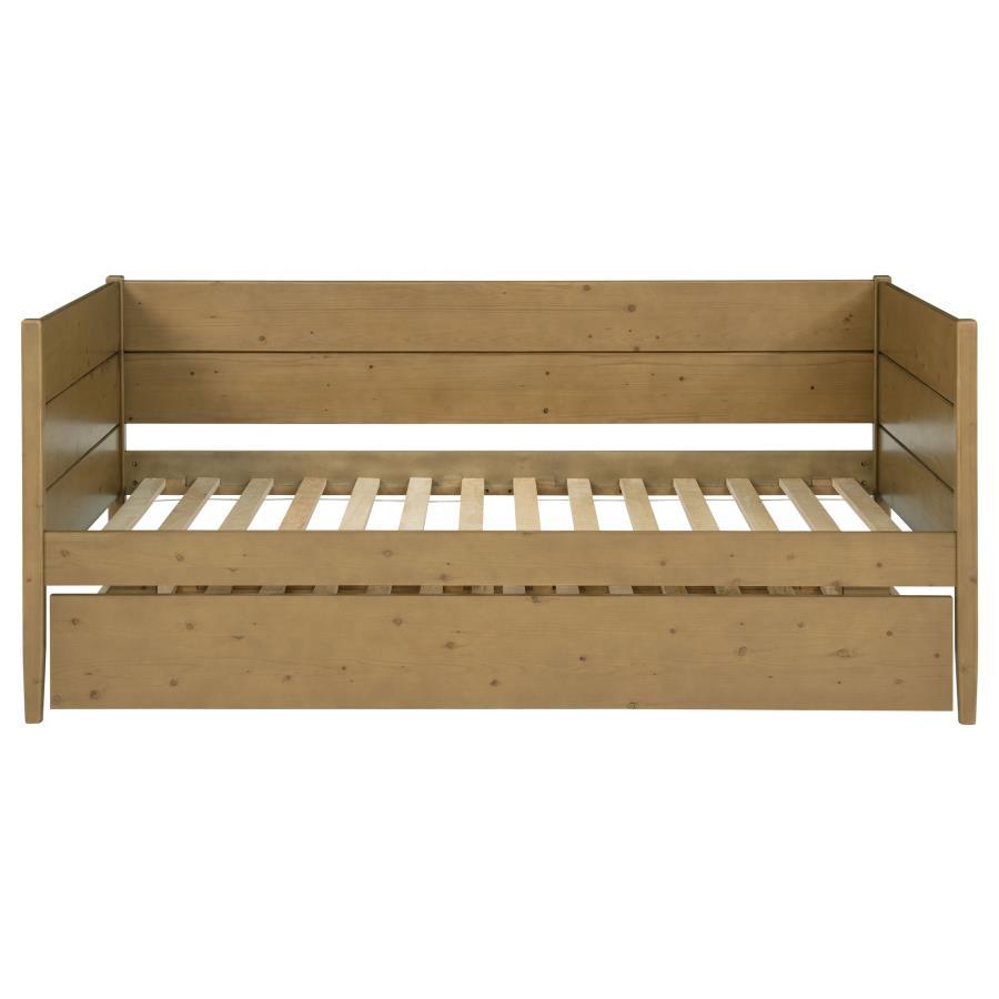 Calinda - Wood Twin Daybed With Trundle - Natural by Coaster Fine Furniture | Bel Furniture