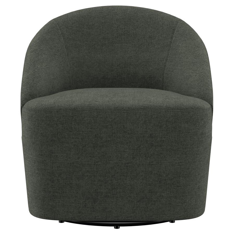 Leon - Upholstered Barrel Accent Swivel Chair by Coaster Fine Furniture | Bel Furniture