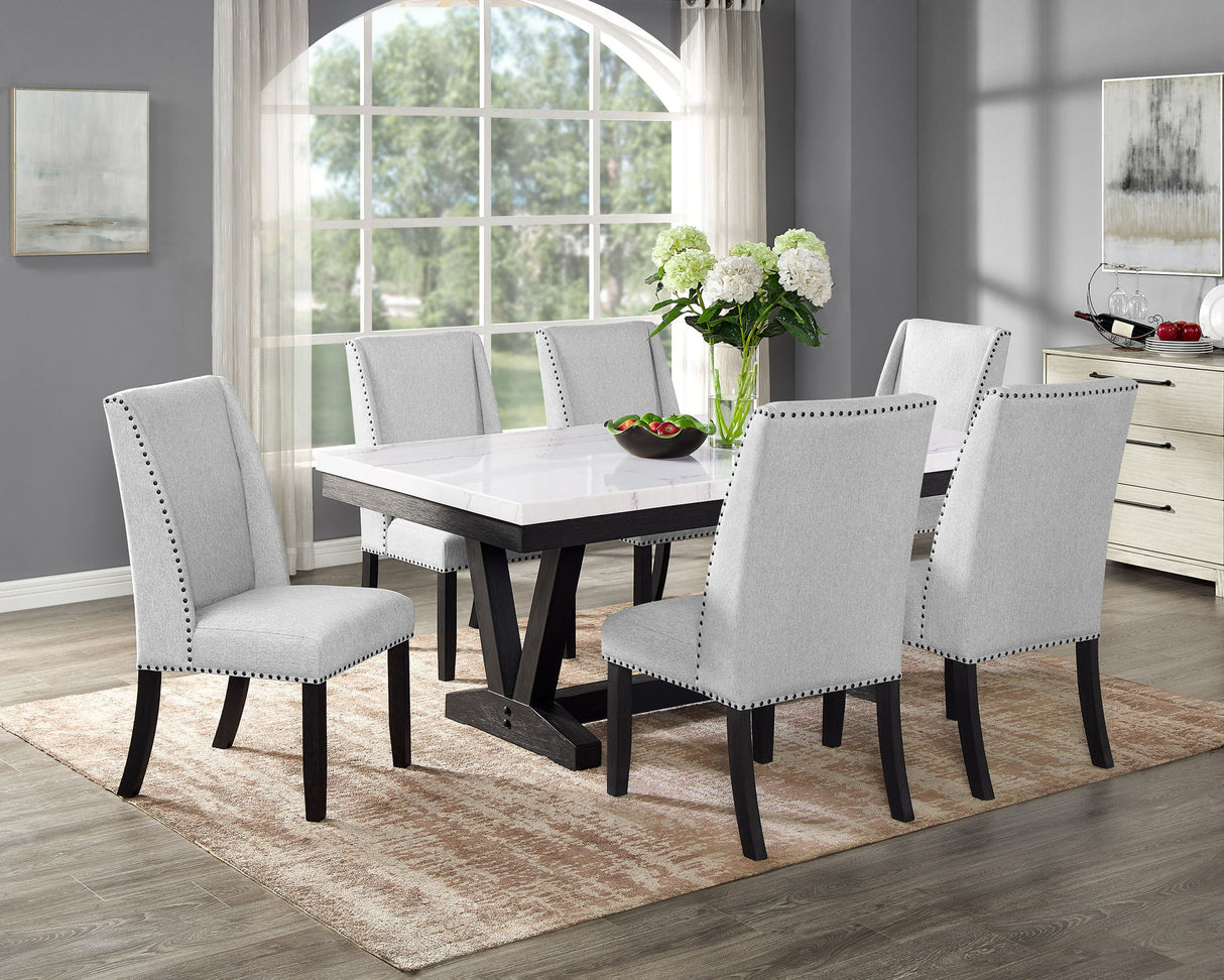 Varley - Dining Room Set With Wing Chairs by Crown Mark | Bel Furniture