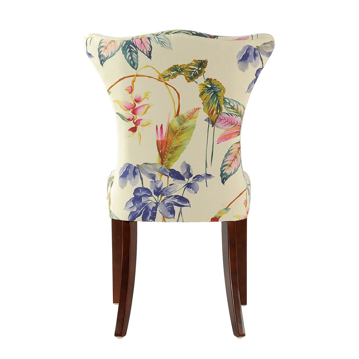 Paradise - Upholstered Accent Chair Printed On - Off-White Floral by Jennifer Taylor Home | Bel Furniture