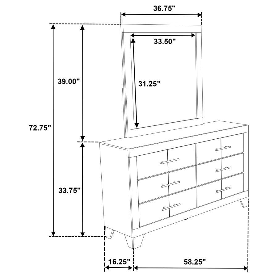 Trenton - 6-Drawer Dresser