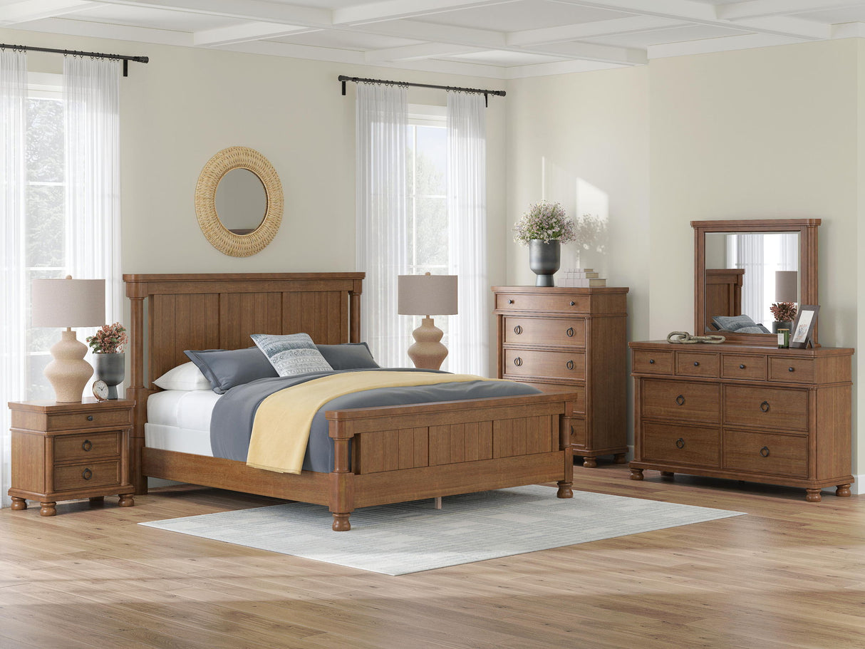 Rowlenstown - Three Drawer Night Stand - view 4