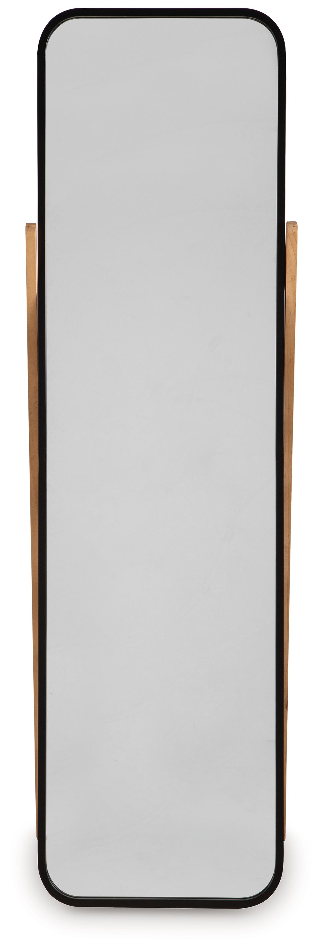 Bronick - Black / Brown - Floor Mirror by Signature Design by Ashley® | Bel Furniture