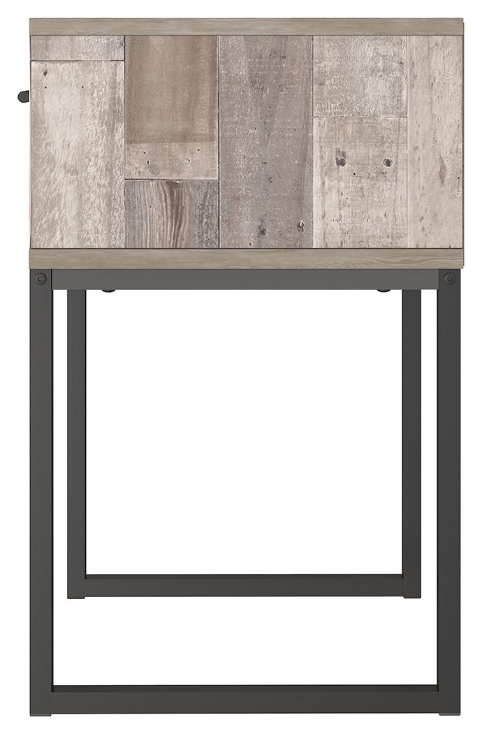 Neilsville - Whitewash - One Drawer Night Stand - Vinyl-Wrapped by Signature Design by Ashley® | Bel Furniture