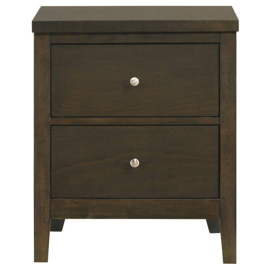 Wilkes - 2-Drawer Nightstand Bedside Table - Dark Cocoa by Coaster Fine Furniture | Bel Furniture