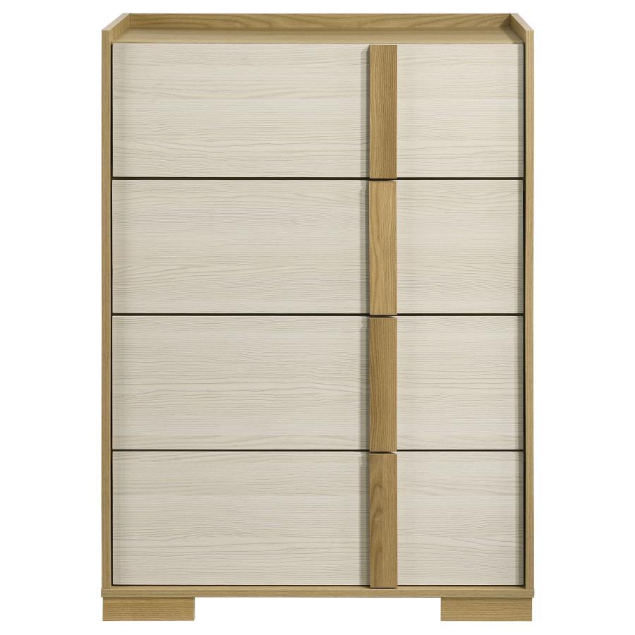 Hyland - 4-Drawer Chest of Drawers - Natural by Coaster Fine Furniture | Bel Furniture