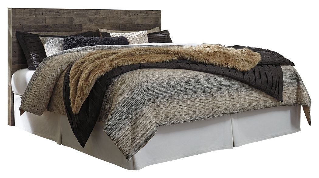 Derekson - King Panel Headboard - Multi Gray