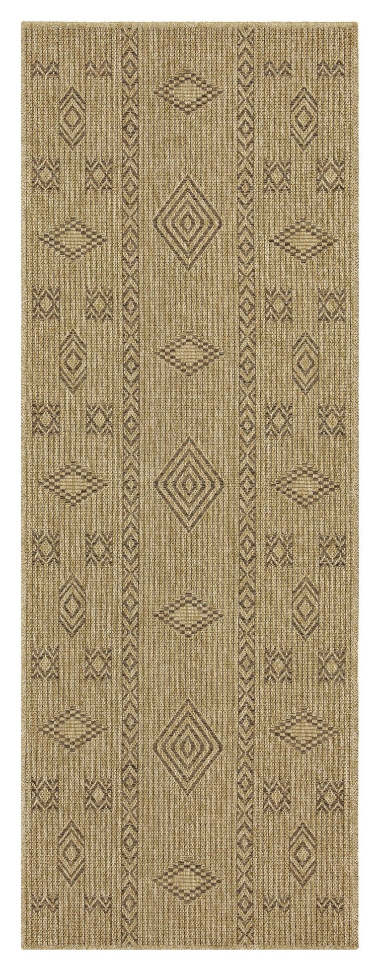 Earth - 2'7" X 7'3" Indoor, Outdoor Area Rug - Jute, Mocha by Icona Home Decor | Bel Furniture