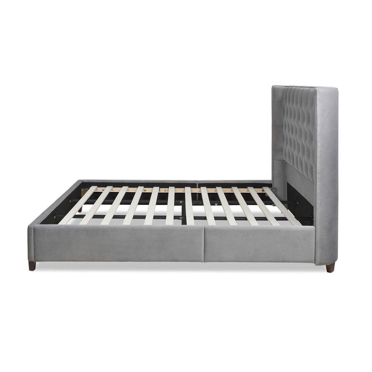 Manhattan - Shelter King Platform Bed Frame by Jennifer Taylor Home | Bel Furniture
