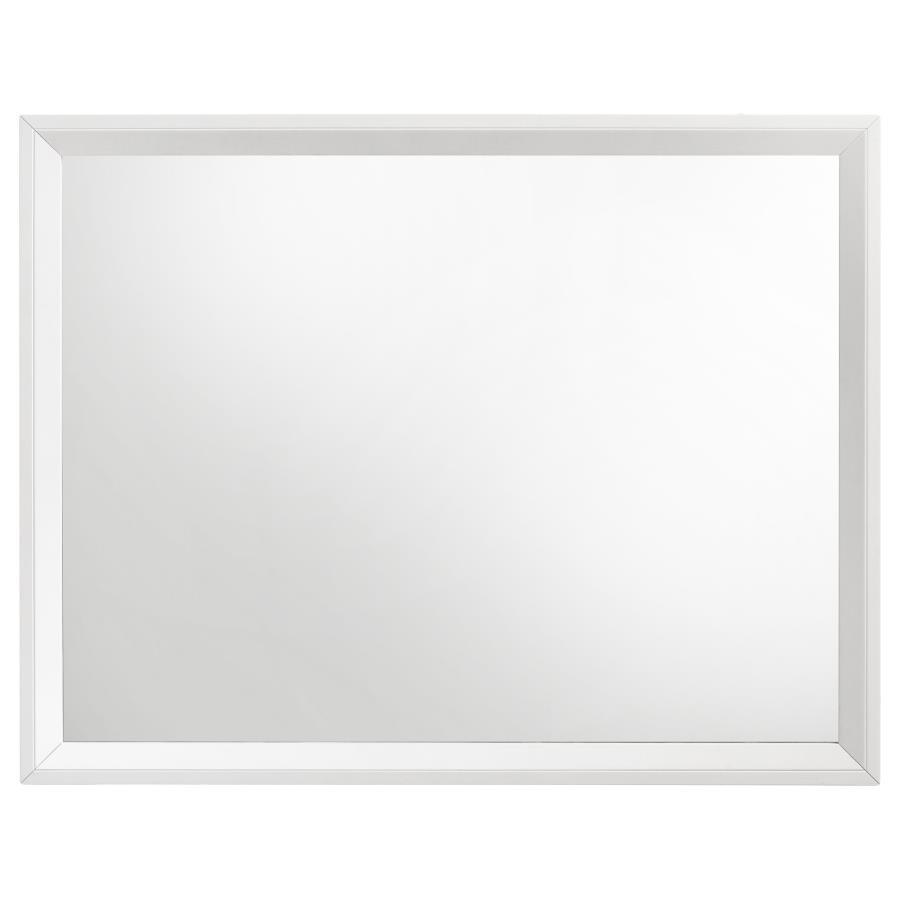 Sonora - Dresser Mirror - White by Coaster Fine Furniture | Bel Furniture