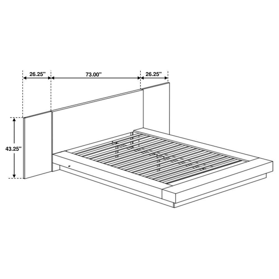 Jessica - Bedroom Set With LED by CoasterEssence | Bel Furniture