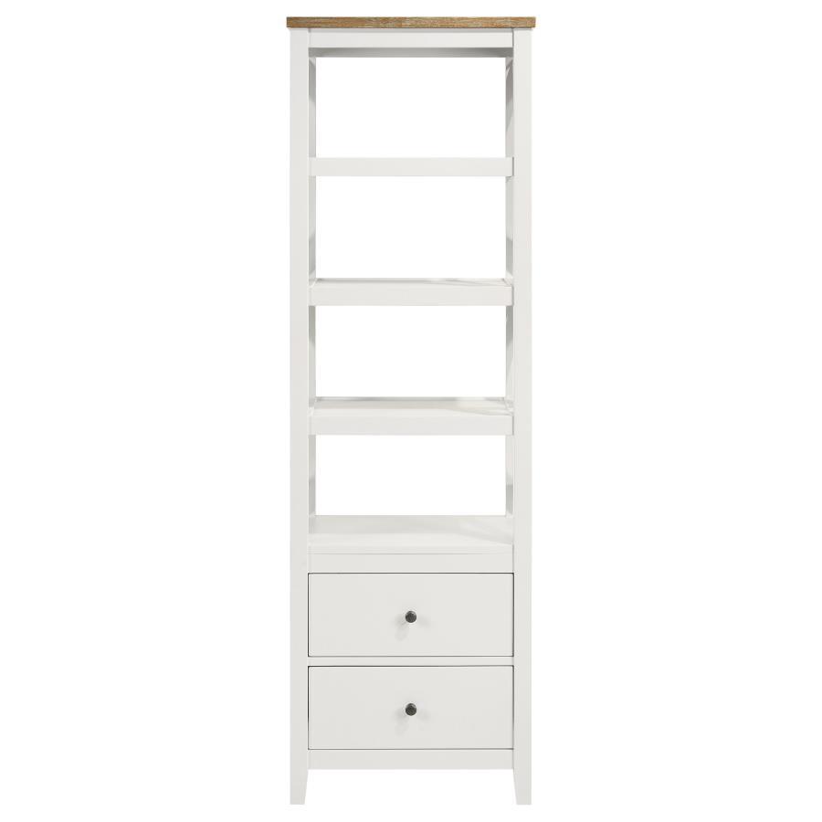 Hollis - 3 Piece TV Stand Entertainment Center - White by Coaster Fine Furniture | Bel Furniture