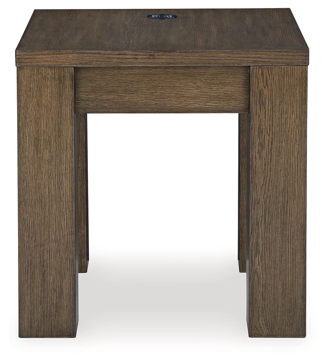 Rosswain - Warm Brown - Square End Table by Signature Design by Ashley® | Bel Furniture