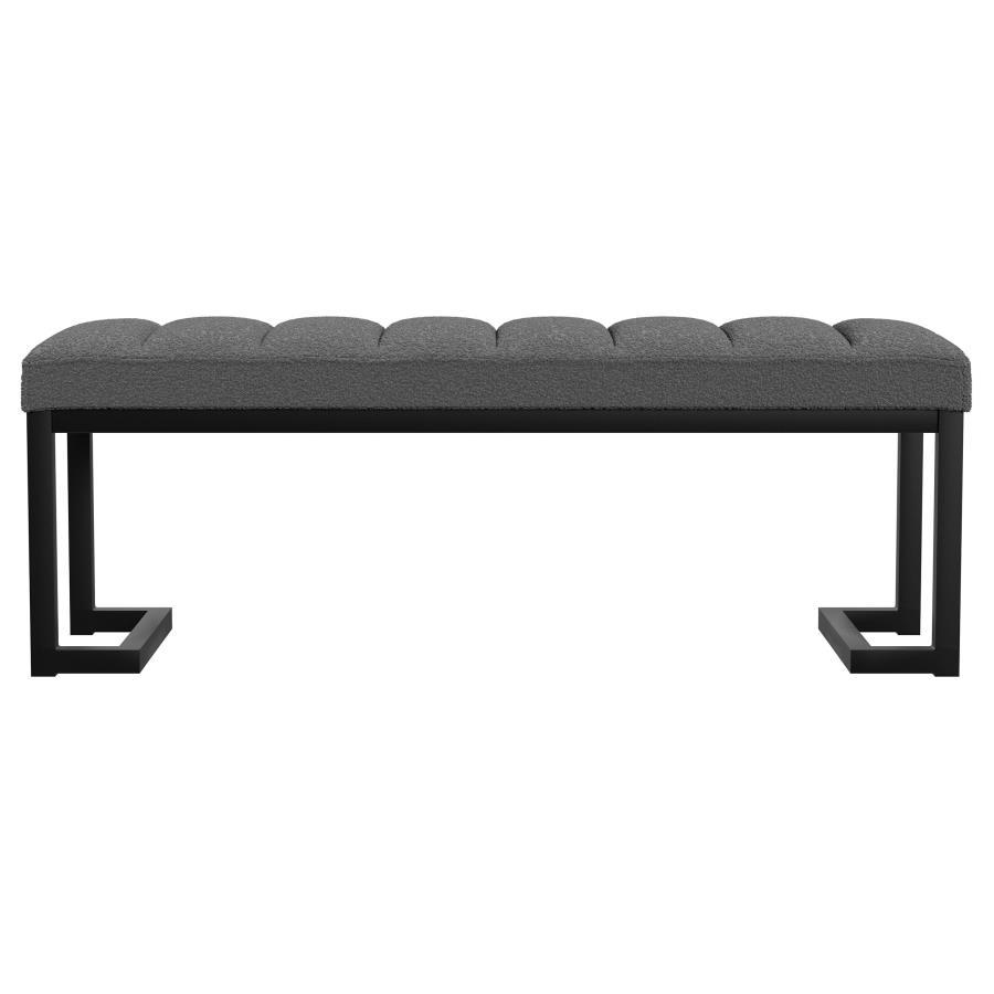 Mesa - Boucle Upholstered Tufted Accent Bench by Coaster Fine Furniture | Bel Furniture