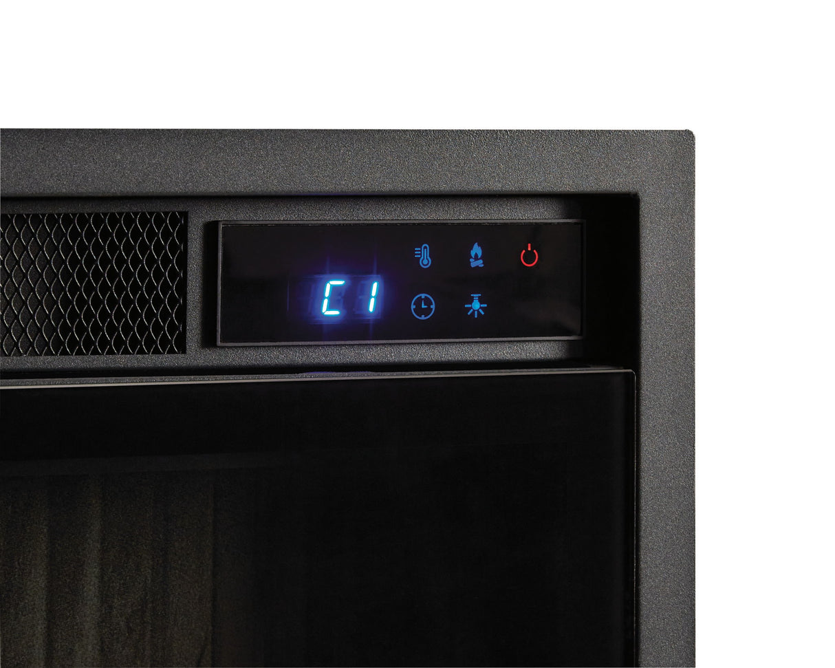 Entertainment Accessories - Black - Fireplace Insert With Faux Birch Log Set by Signature Design by Ashley® | Bel Furniture