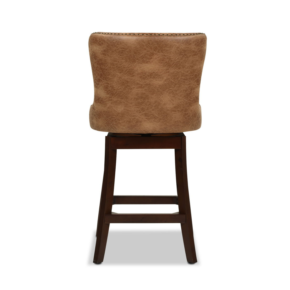 Holmes - Tufted High Back 360 Swivel Counter Height Barstool by Jennifer Taylor Home | Bel Furniture