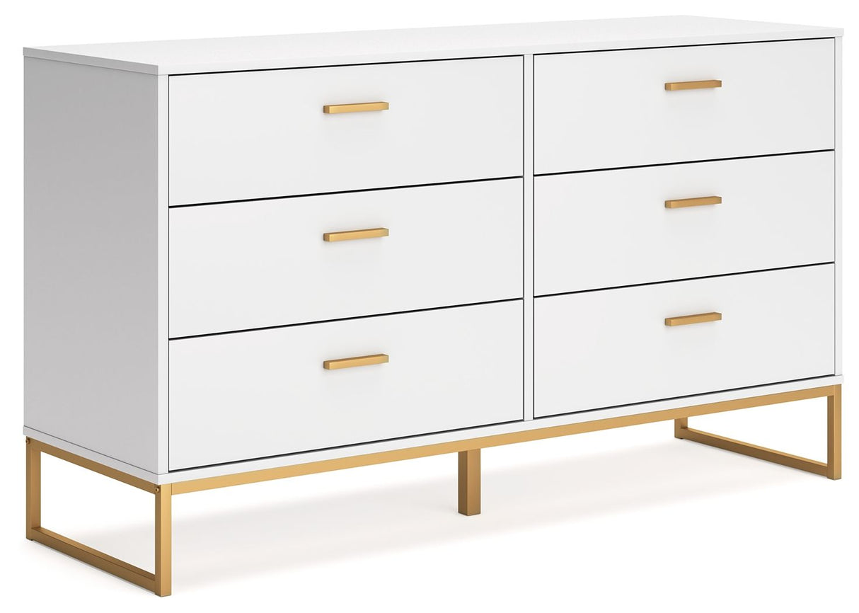 Socalle - Six Drawer Dresser White by Signature Design by Ashley® | Bel Furniture