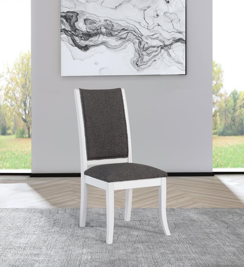 Judd - Upholstered Dining Side Chair (Set of 2) - Pearl White by Coaster Fine Furniture | Bel Furniture
