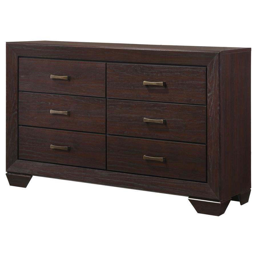 Kauffman - 6-Drawer Dresser by CoasterEveryday | Bel Furniture