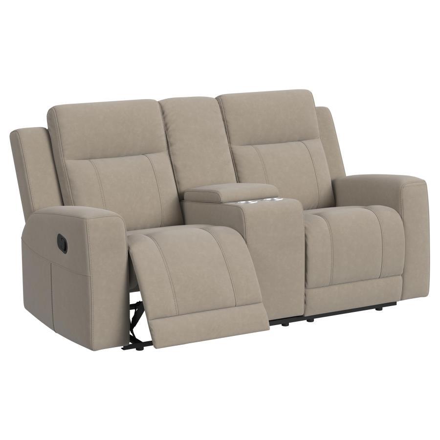Brentwood - Upholstered Motion Reclining Loveseat by Coaster Fine Furniture | Bel Furniture