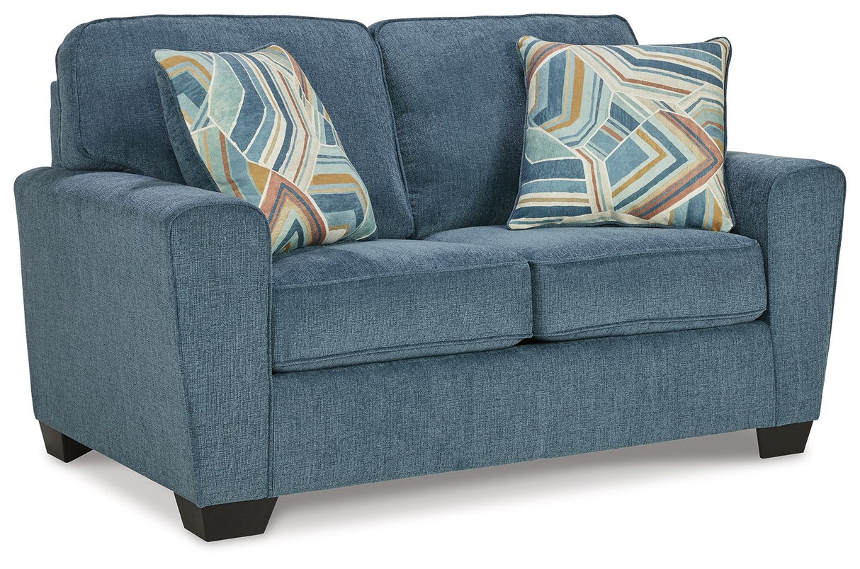 Cashton Loveseat Blue