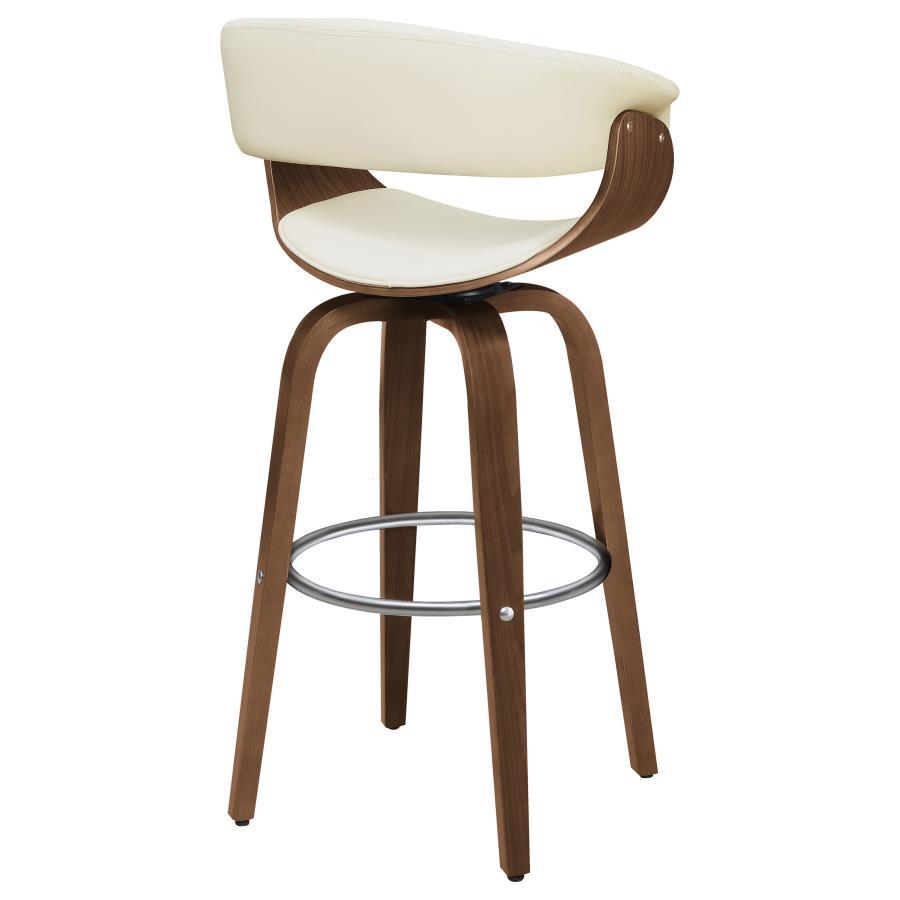 Zion - Upholstered Swivel Bar Stool by CoasterEssence | Bel Furniture