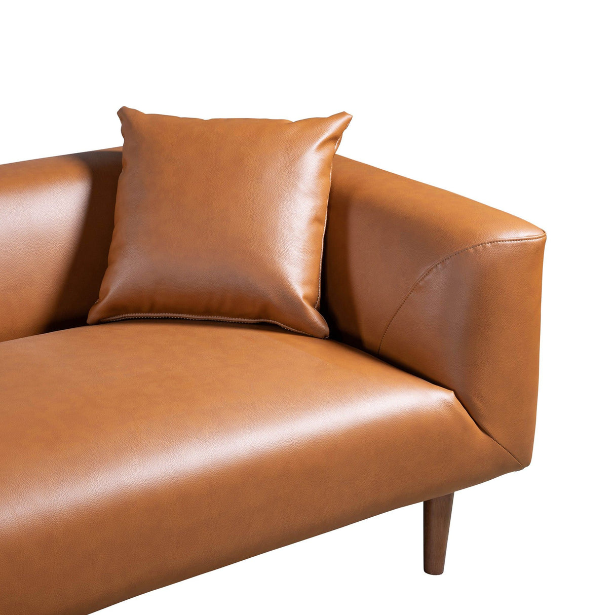 Elwood - Sofa - Cognac by Ashcroft Furniture | Bel Furniture