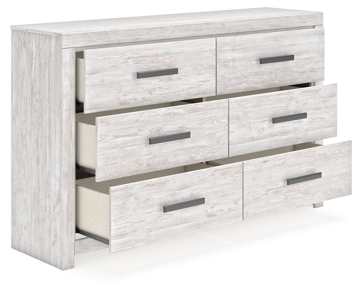 Cayboni - Whitewash - Six Drawer Dresser by Signature Design by Ashley® | Bel Furniture