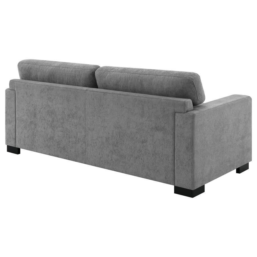 Simpson - Upholstered Sofa Sleeper With Queen Mattress - Gray by CoasterEveryday | Bel Furniture
