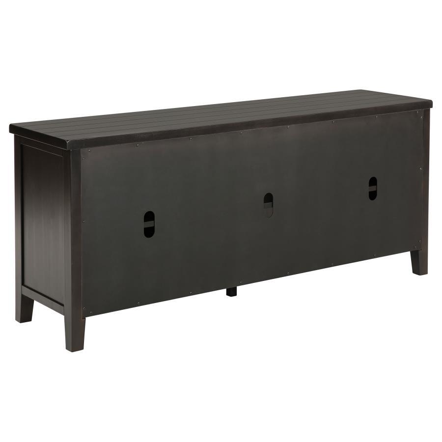 Concord - 2-Door TV Stand Console - Distressed Java by Coaster Fine Furniture | Bel Furniture