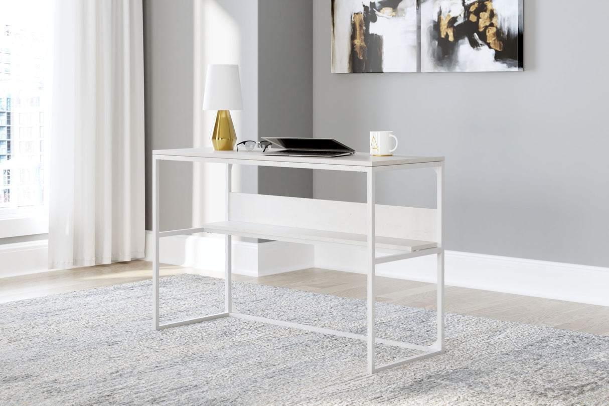 Deznee - White - 48" Home Office Desk by Signature Design by Ashley® | Bel Furniture