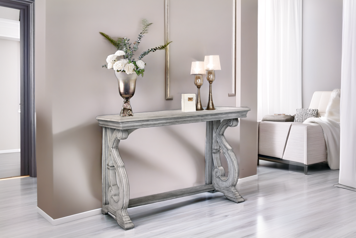 Artesian 50" Sofa Table by Mollai Collections | Bel Furniture
