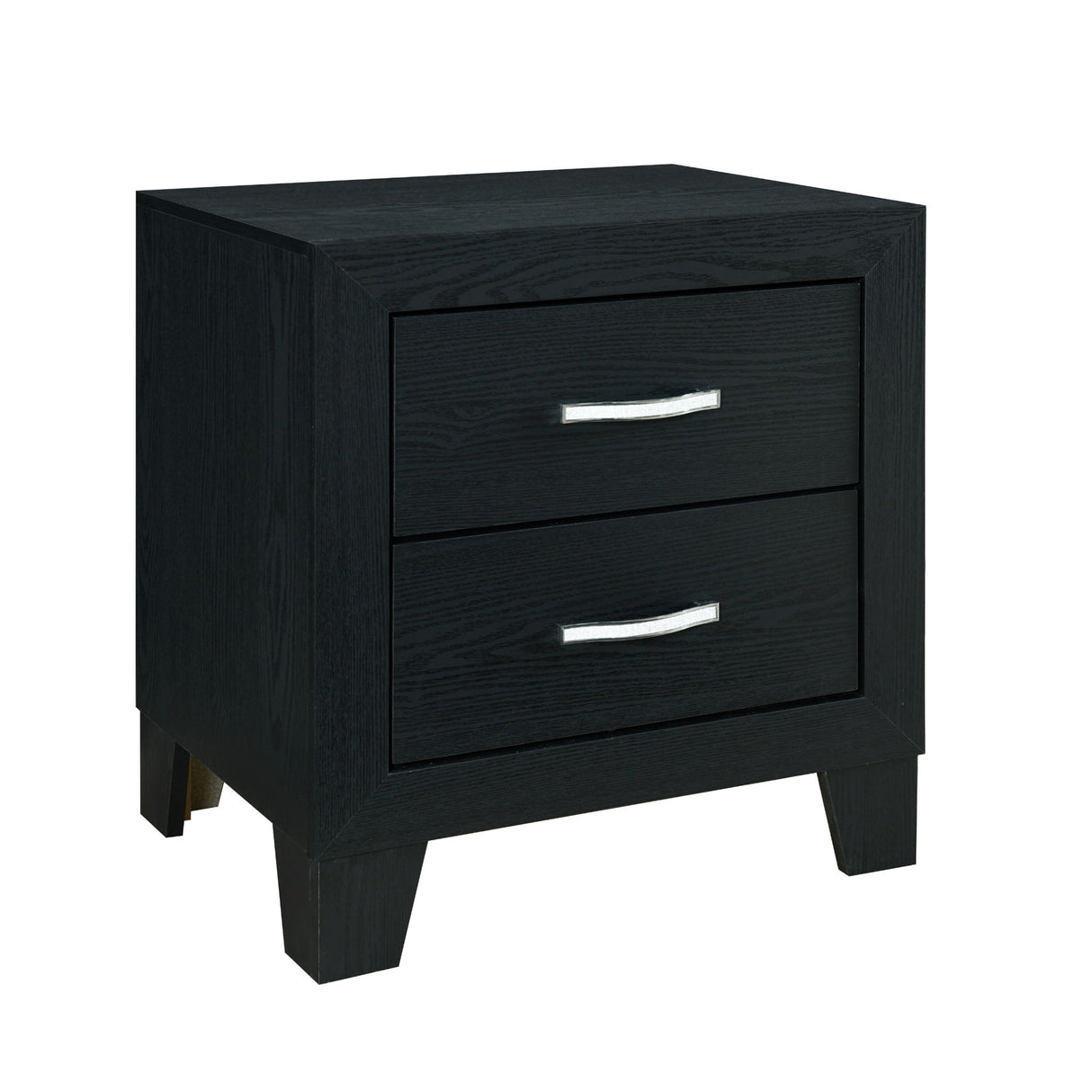 Carlos - Nightstand - Black by Global Furniture USA | Bel Furniture