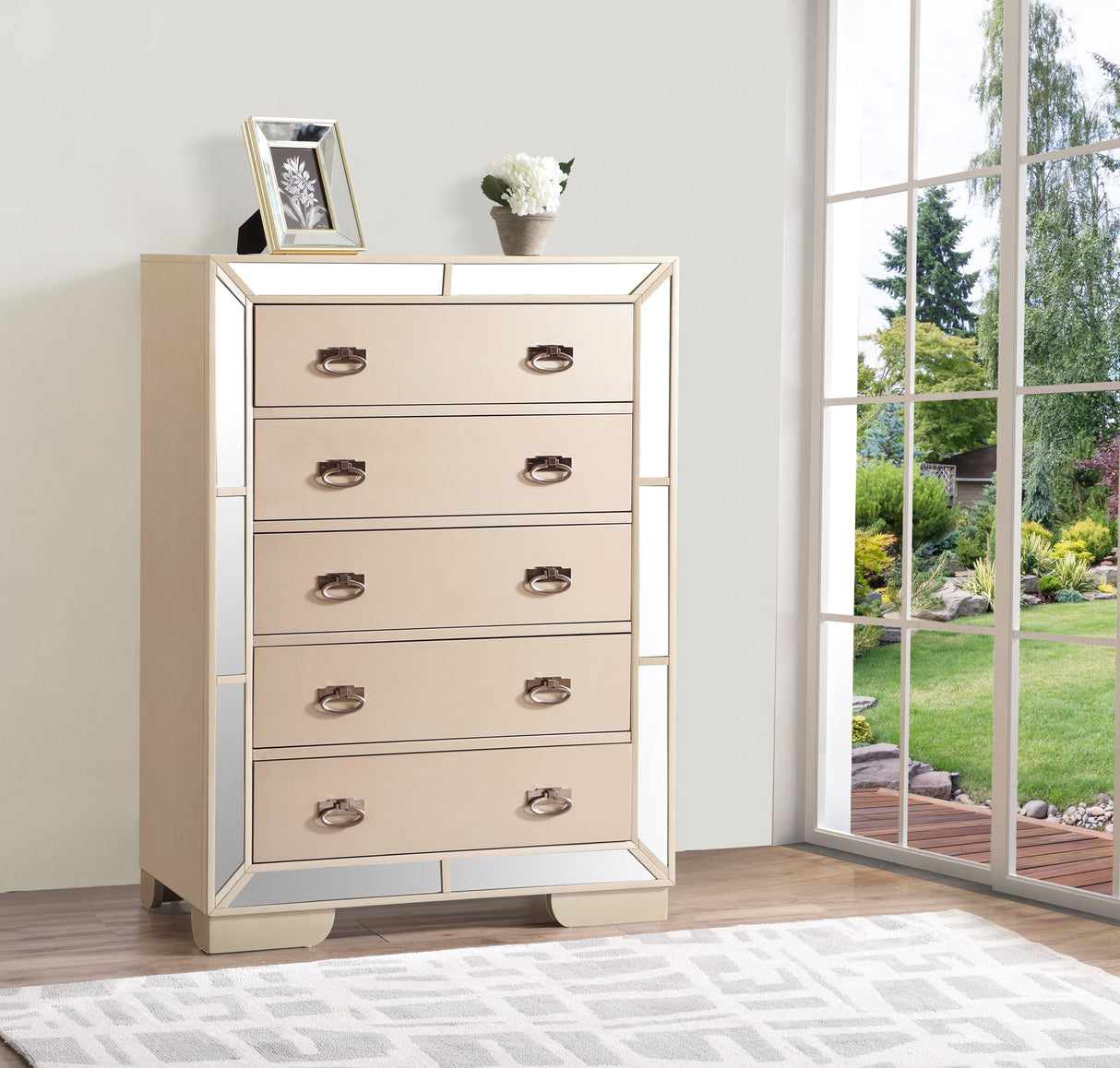 Sleek Contemporary Storage Chest - view 2