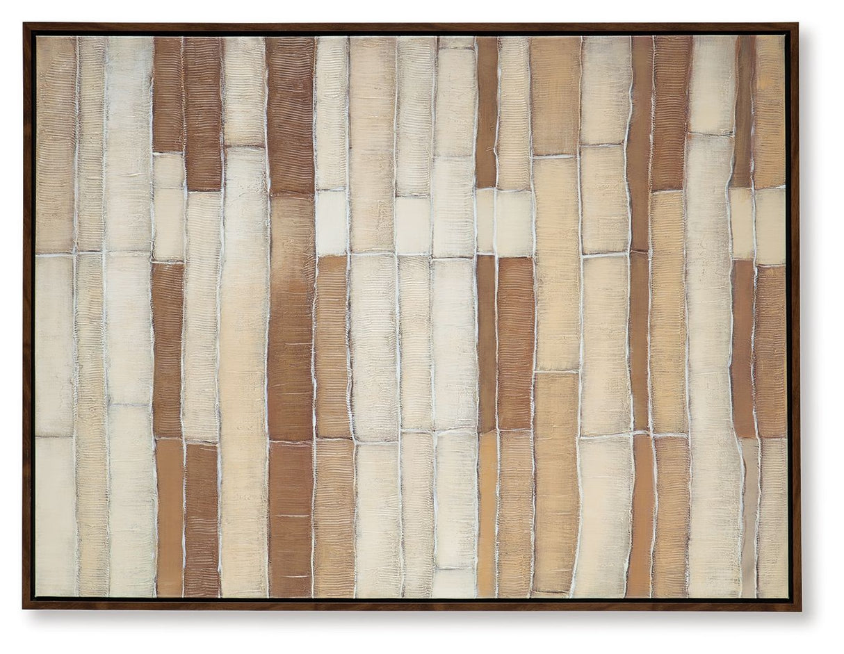Kalanmore - Brown / Tan / White - Wall Art by Signature Design by Ashley® | Bel Furniture