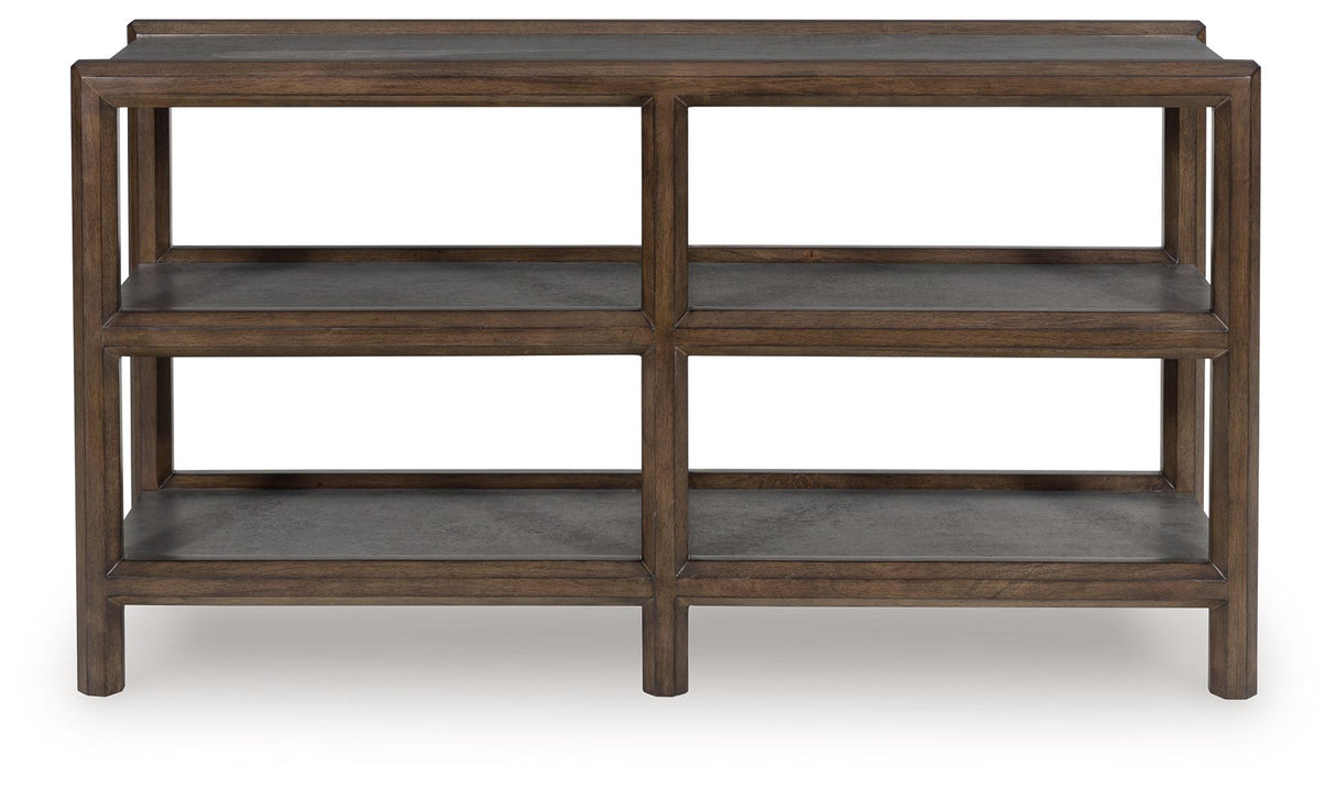 Kallenny - Brown / Gray - Sofa Table by Signature Design by Ashley® | Bel Furniture
