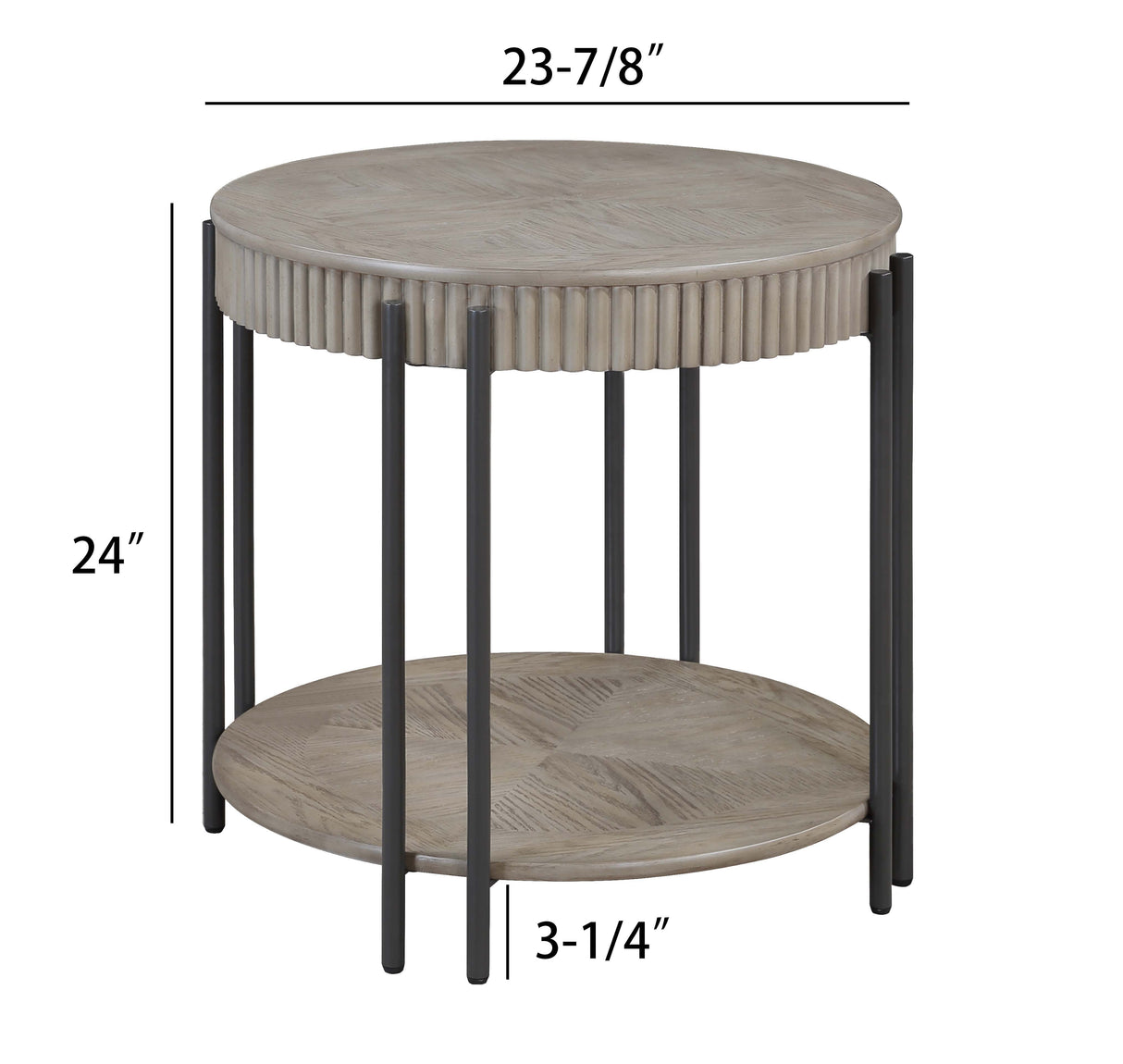 Providence - End Table - Light Brown by Crown Mark | Bel Furniture